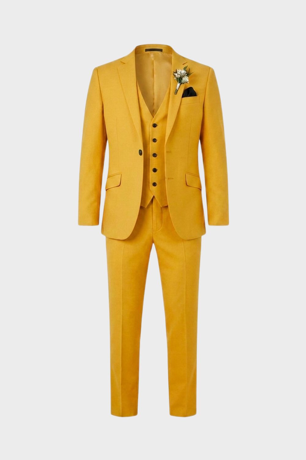 Anzug Herren Dreiteiler Slim Fit