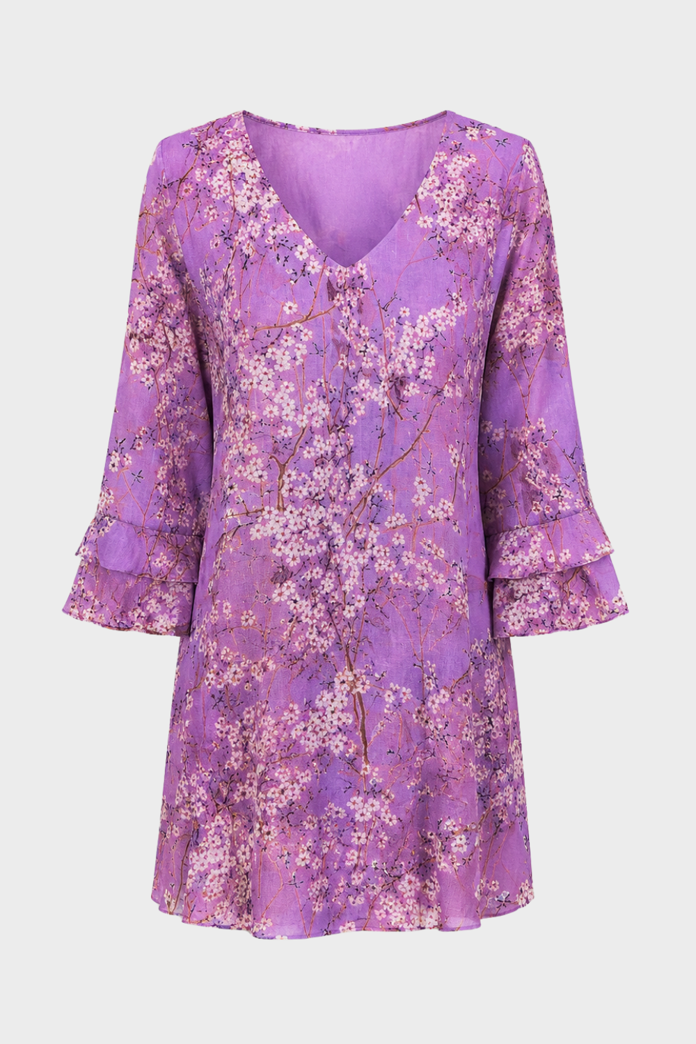 Damen Minikleid Print | Glocke