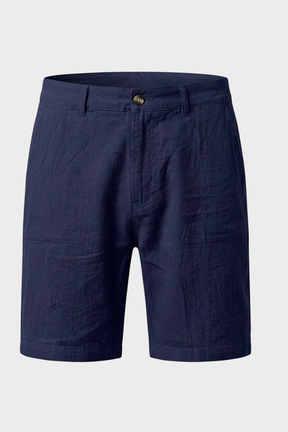 Herren Leinen-Shorts | Tunnelzug
