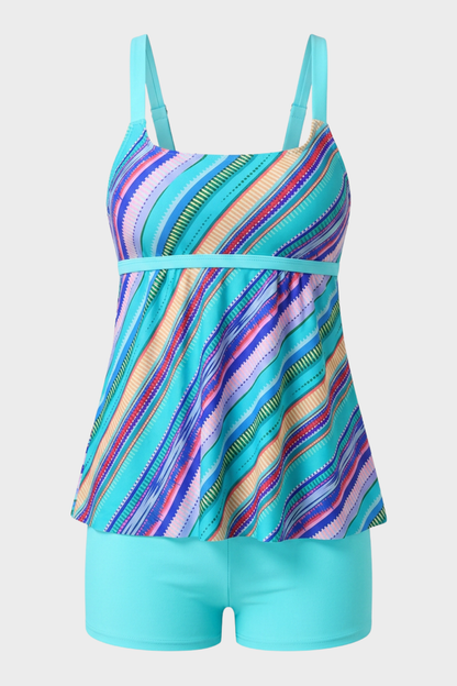 Damen Tankini Set | Bandeau-Ausschnitt