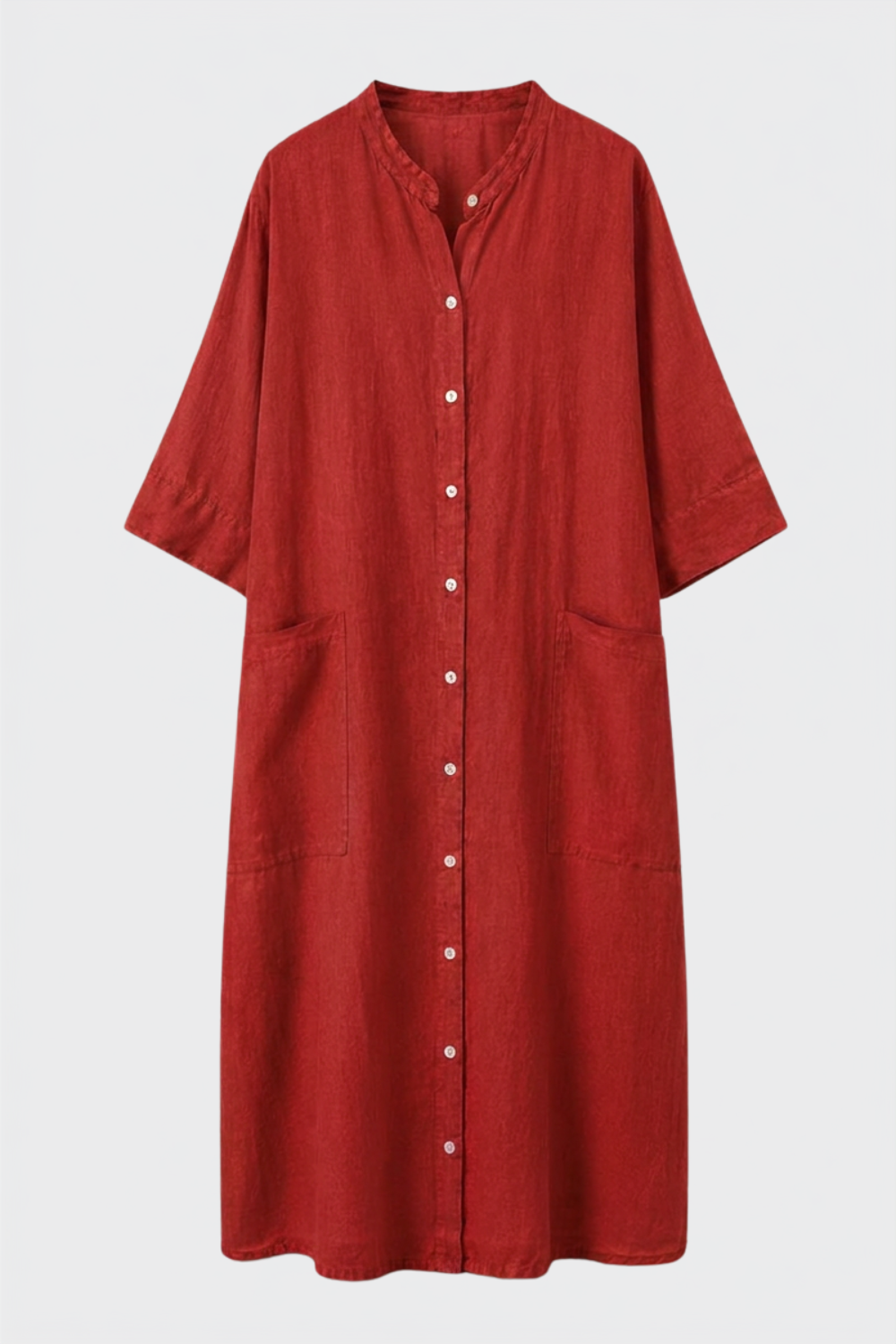 Damen Hemdblusenkleid | Knopfleiste
