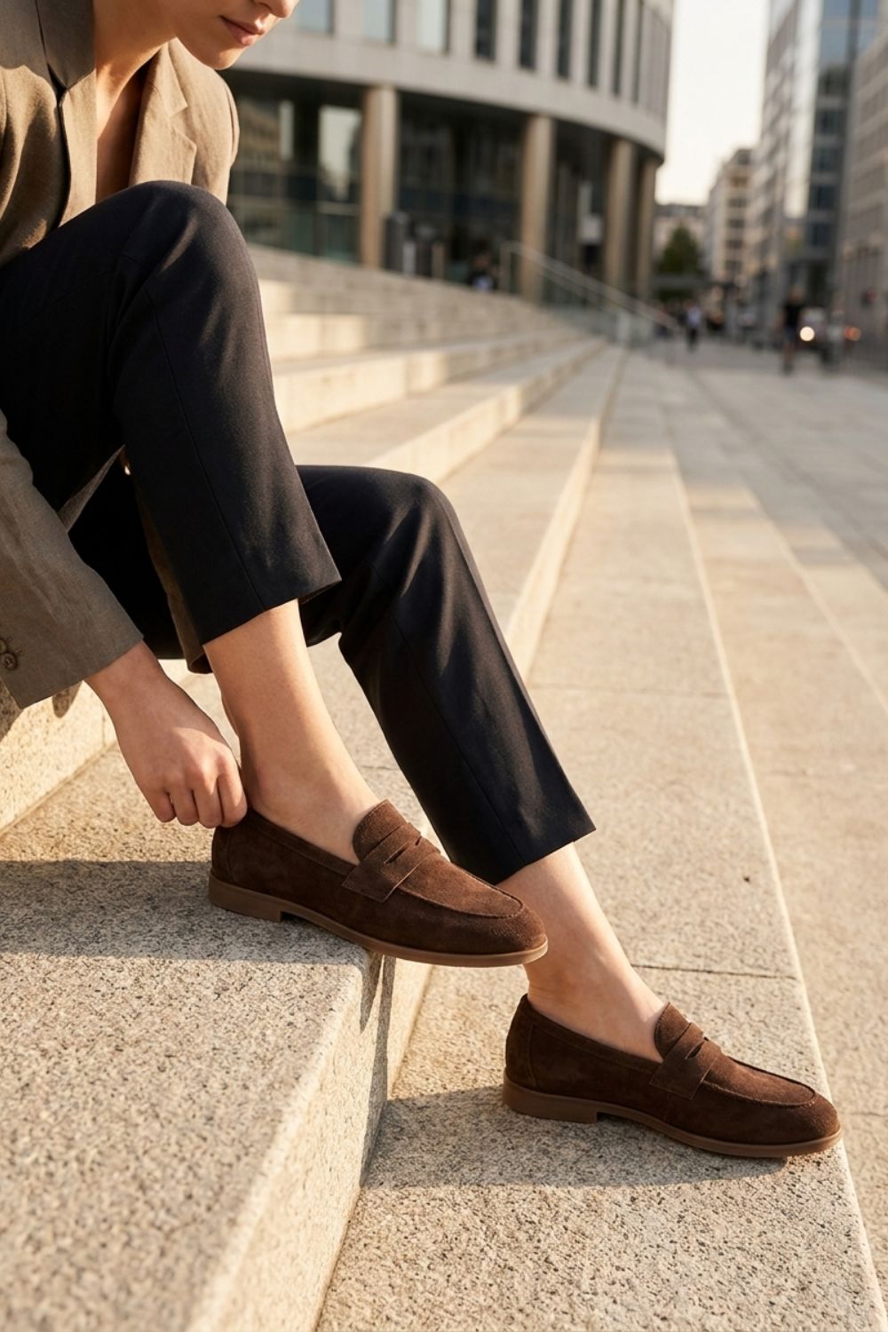 Damen Penny Loafer | Blockabsatz