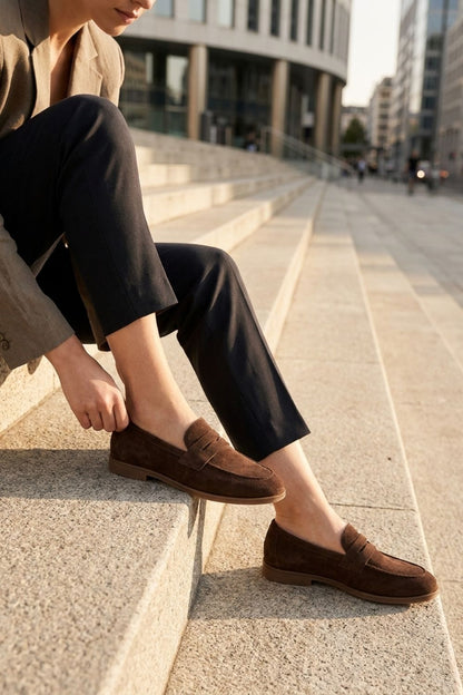 Damen Penny Loafer | Blockabsatz