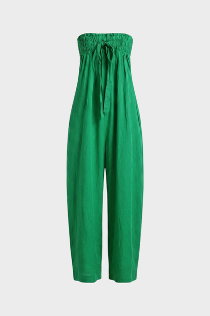 Damen Bandeau Jumpsuit | Ärmellos