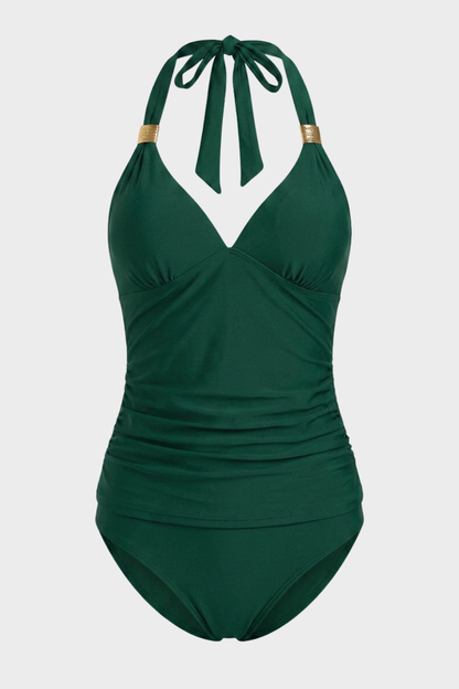 Damen Neckholder Badeanzug | Bauchformend