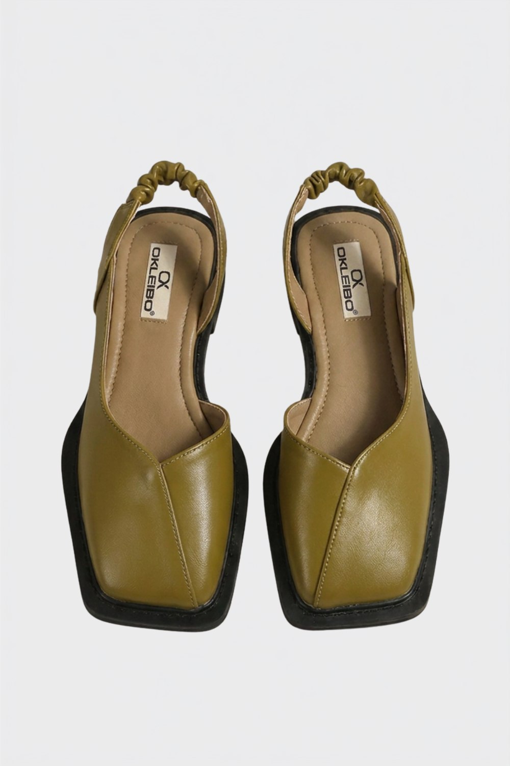 Damen Slingback Ballerinas | Eckige Zehenpartie