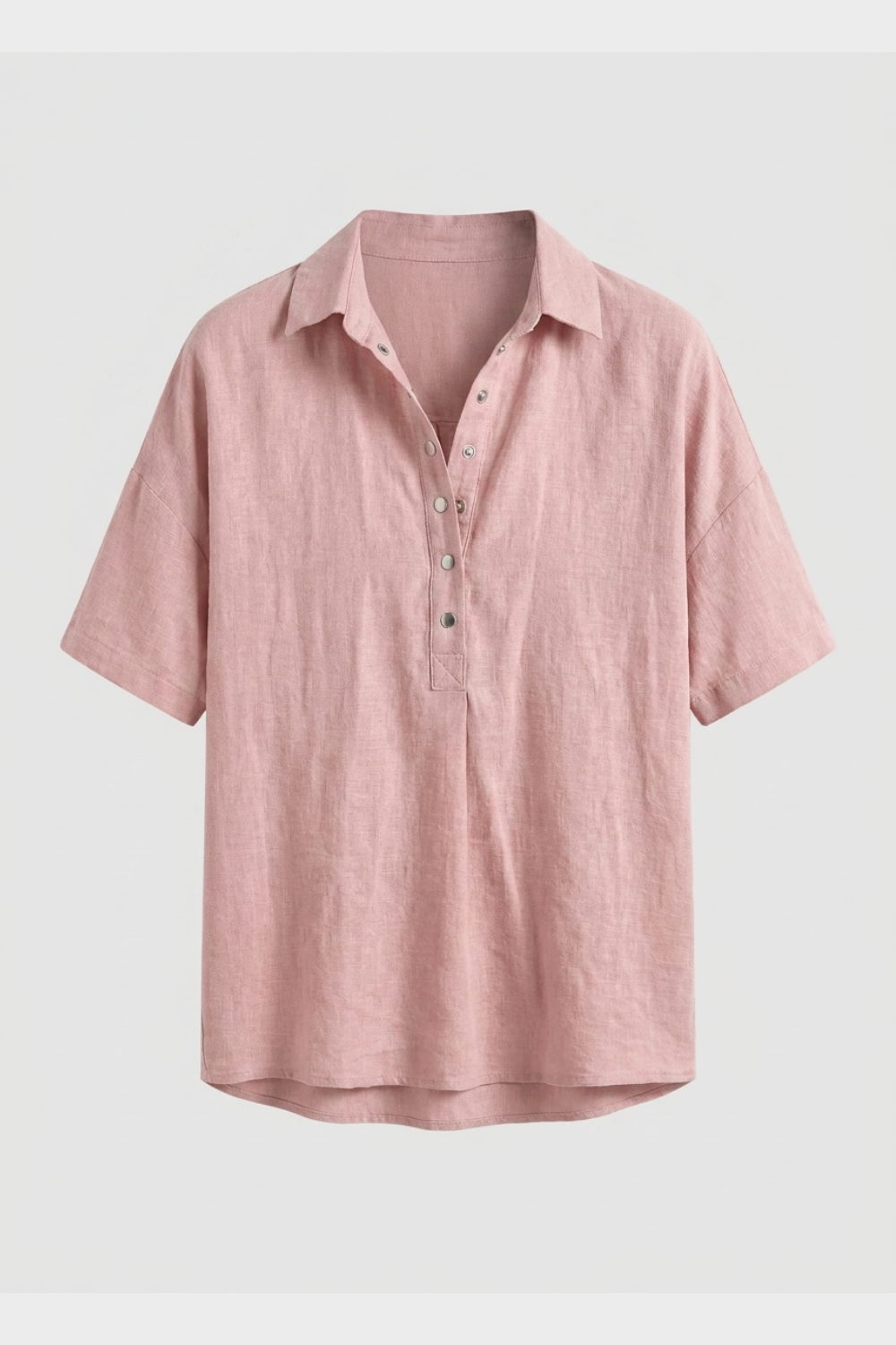 Damen Bluse mit Knopfleiste | Kurzarm