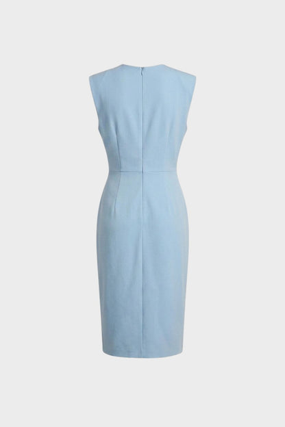 Damen Drapiert Etuikleid | Elegant