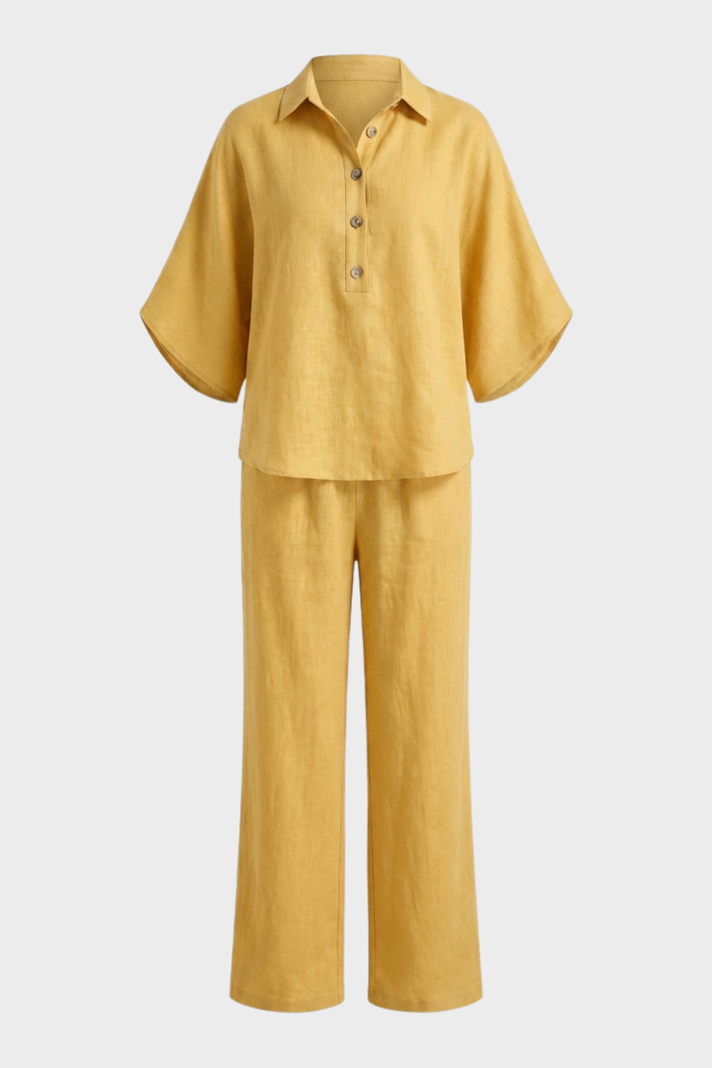 Damen Leinenset | Oberteil & Hose