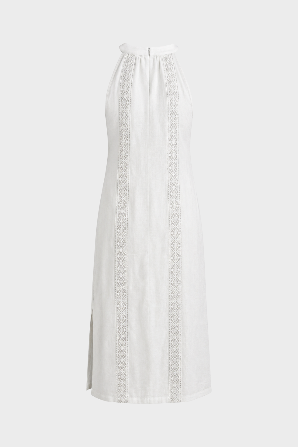 Damen Maxikleid | Stehkragen Slim