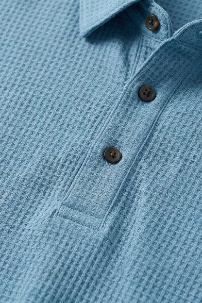 Poloshirt Herren Kurzarm mit Knopfleiste