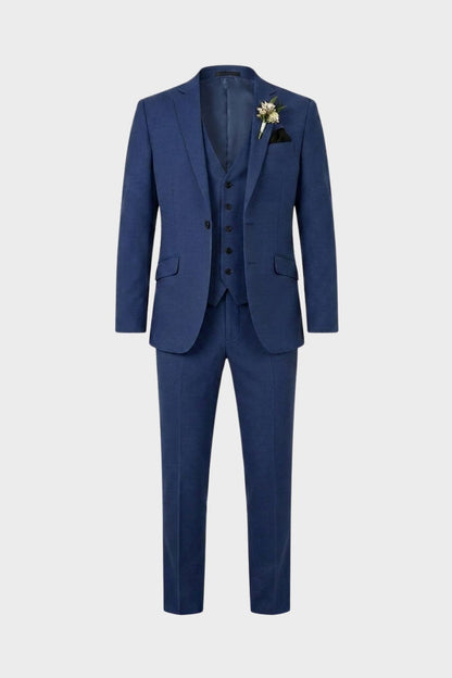 Anzug Herren Dreiteiler Slim Fit