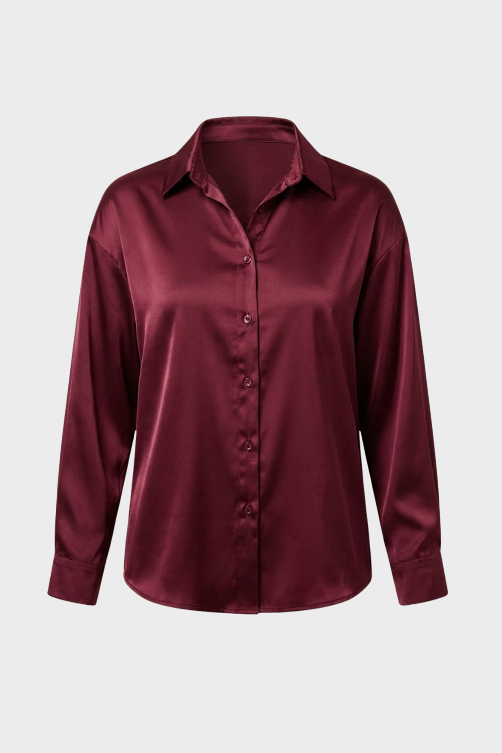 Damen Satin Bluse | Klassisch
