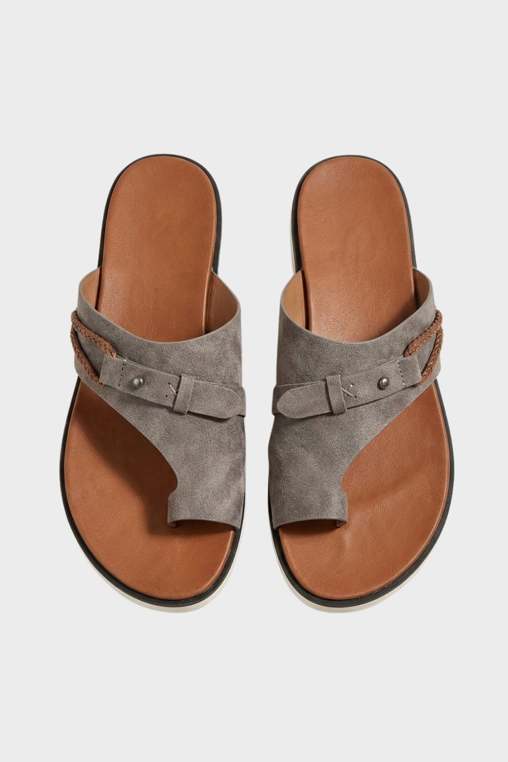 Damen Zehentrenner Sandalen | Flach