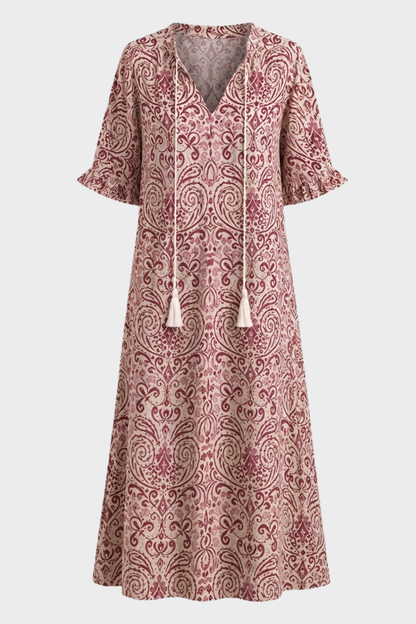 Damen Boho Sommerkleid | Vintage