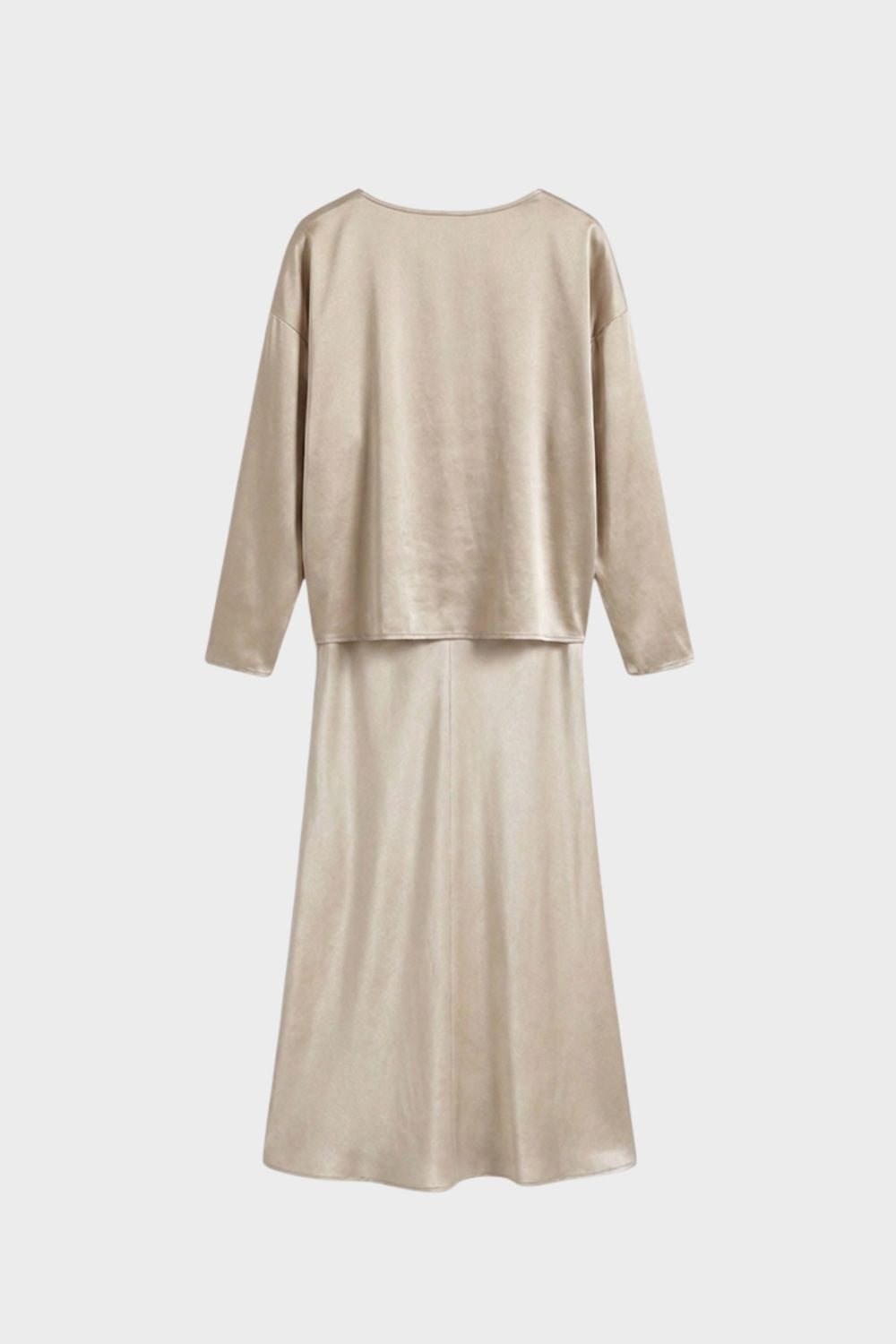 Damen Satin Midikleid | Twin-Set