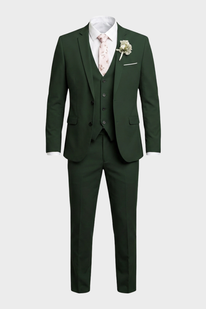 Herren Anzug 3-Teilig | Weste Slim