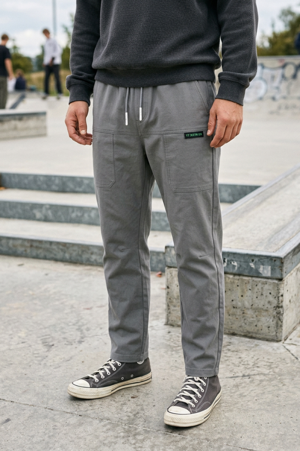 Herren Hose Slim Fit mit Seitentaschen