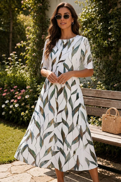 Damen Küsten Sommerkleid | Blumen