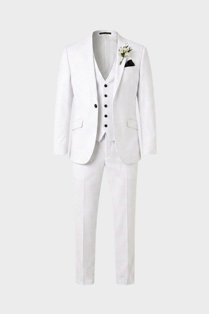 Anzug Herren Dreiteiler Slim Fit