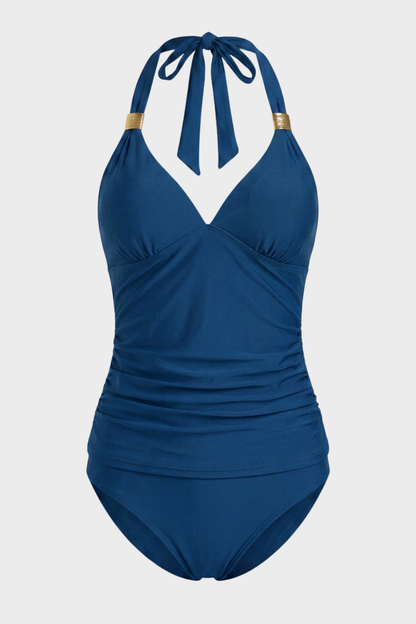 Damen Neckholder Badeanzug | Bauchformend