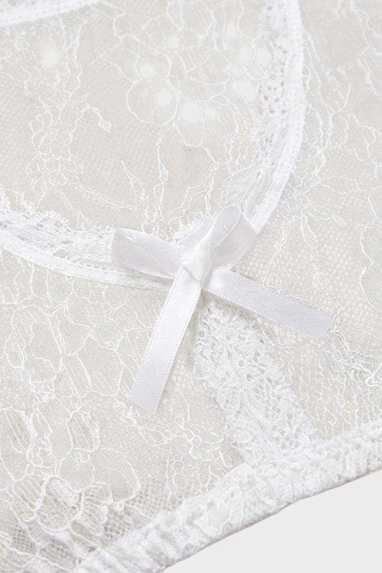 Damen Dirndlbluse mit Blumenmuster | Tiefer Ausschnitt