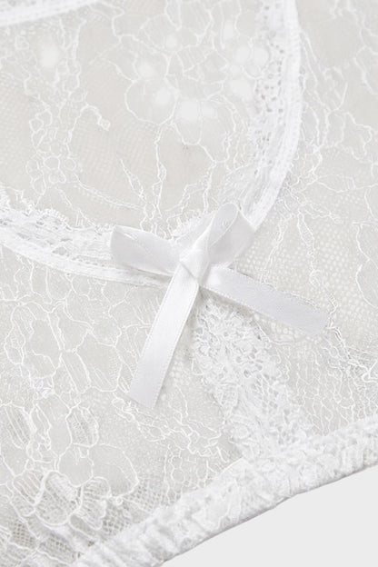 Damen Dirndlbluse mit Blumenmuster | Tiefer Ausschnitt