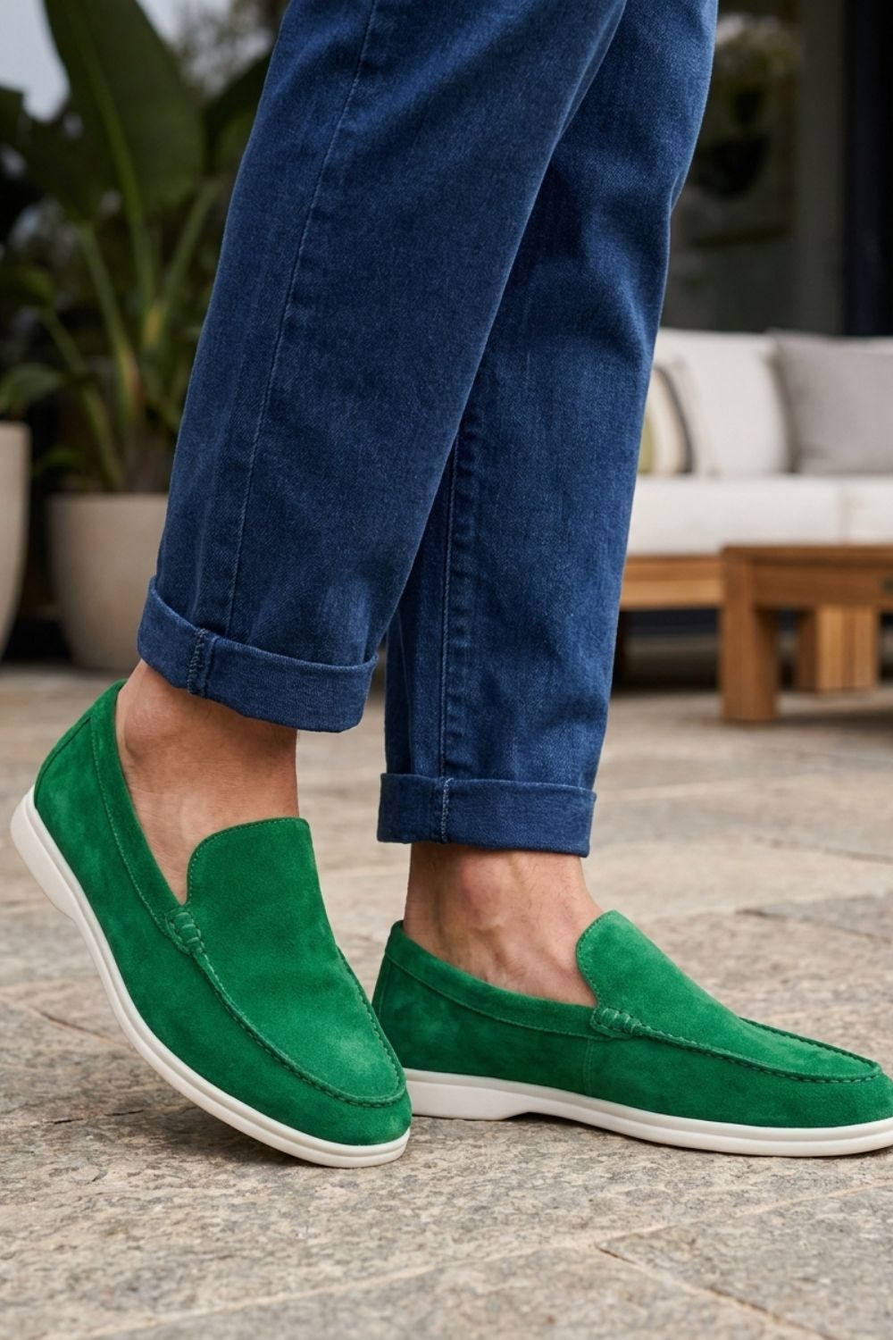 Herren Schlupfschuhe Wildleder | Bequem