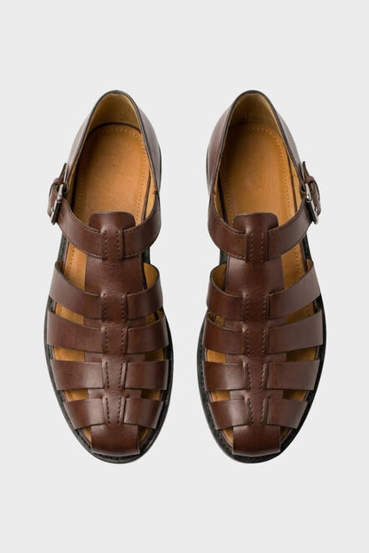 Herren Leder Sandalen | Fisherman