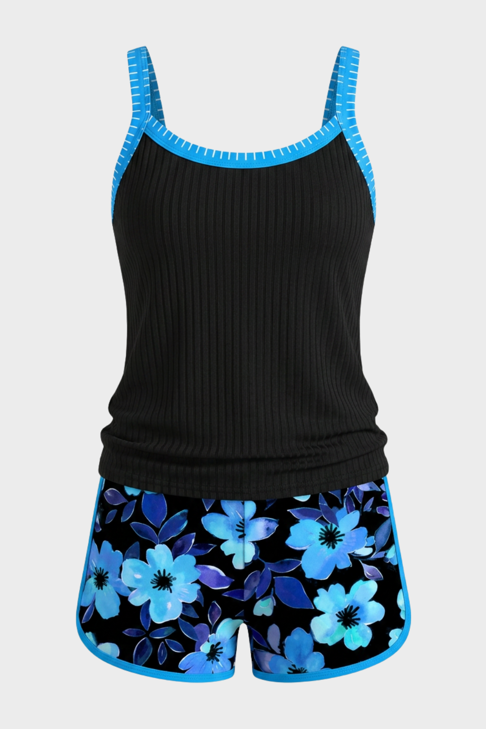 Damen Tankini Set | Blumenshorts