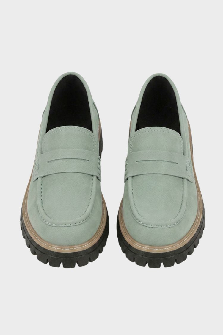 Damen Loafer mit Profilsohle