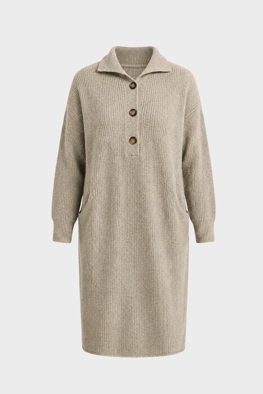 Damen Strickkleid Midi | Polo
