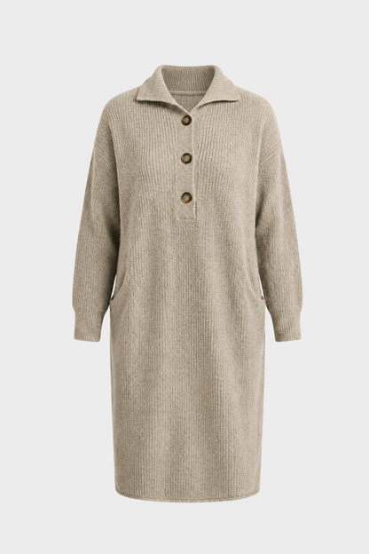 Damen Strickkleid Midi | Polo