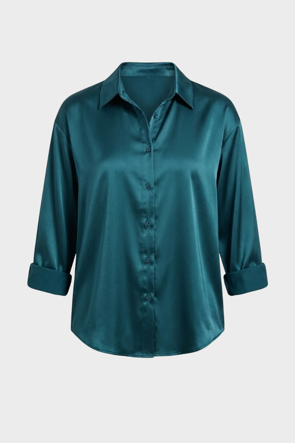 Damen Satin Bluse | Klassisch