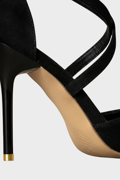 Damen Riemchen Pumps | Schwarz