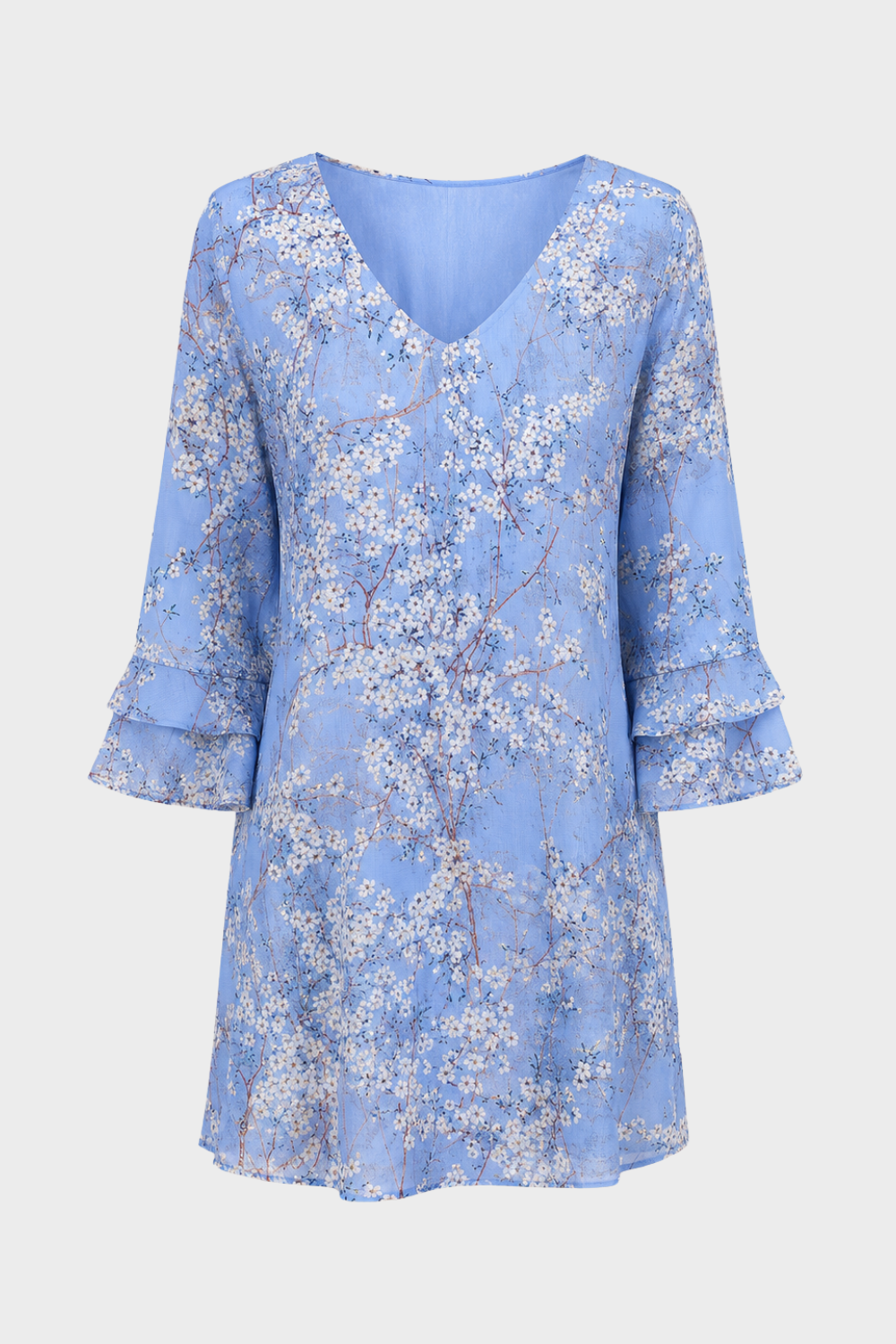 Damen Minikleid Print | Glocke