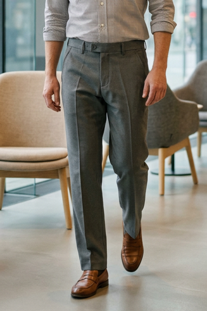 Anzughose Herren Stoffhose Slim Fit