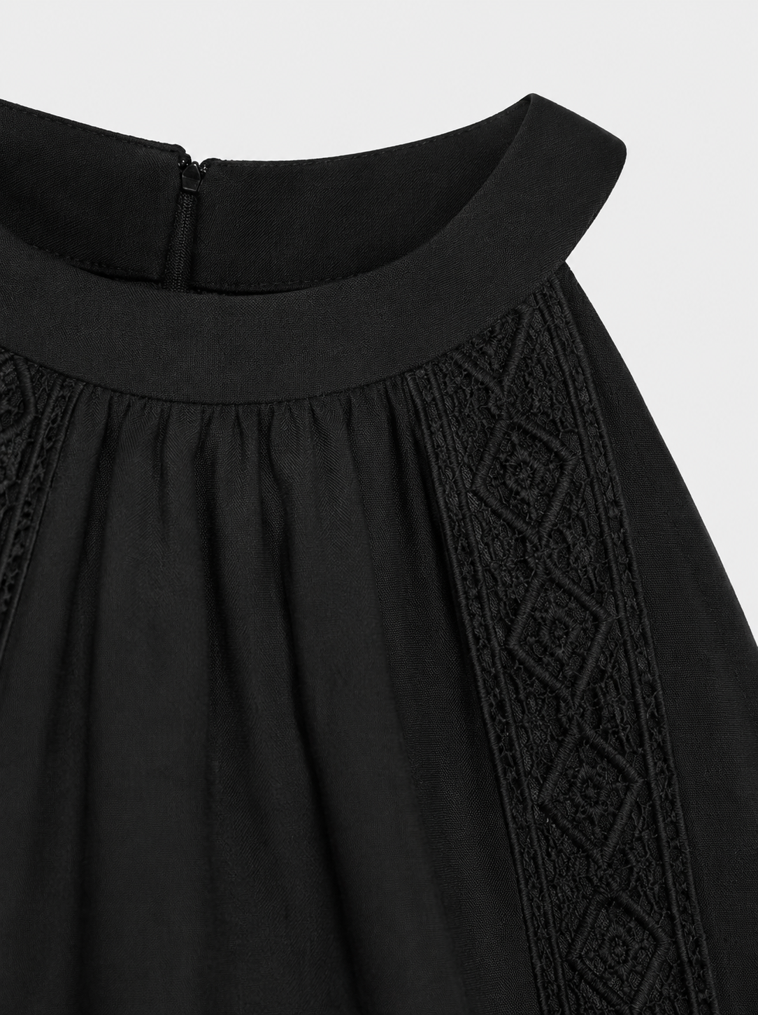 Damen Spitzen Maxikleid | Ärmellos