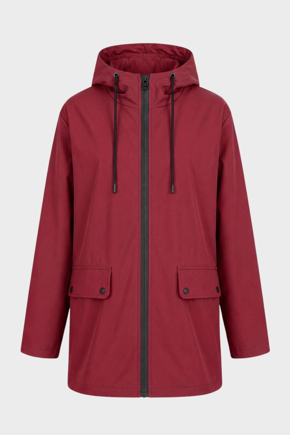 Damen Kapuzenjacke | Taillenzug & Pattentaschen