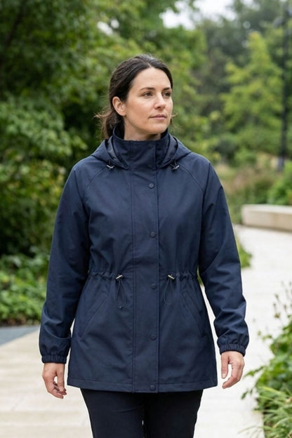 Damen Kapuzenjacke | Taillenzug & Fronttaschen
