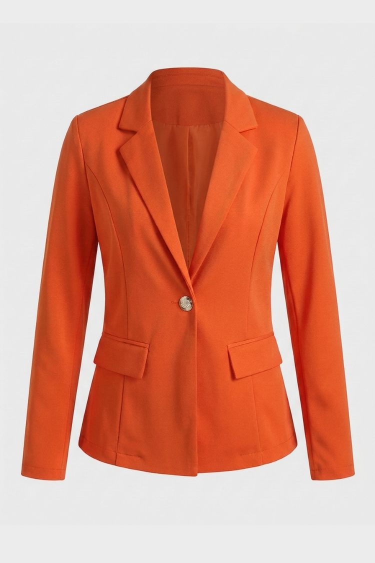 Damen Taillierter Blazer | Reverskragen & Knopfdetail