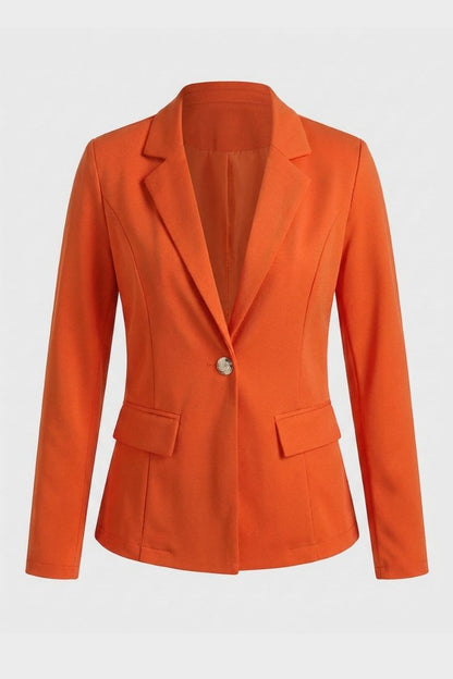 Damen Taillierter Blazer | Reverskragen & Knopfdetail