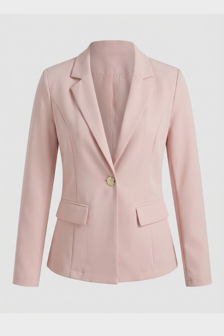 Damen Taillierter Blazer | Reverskragen & Knopfdetail