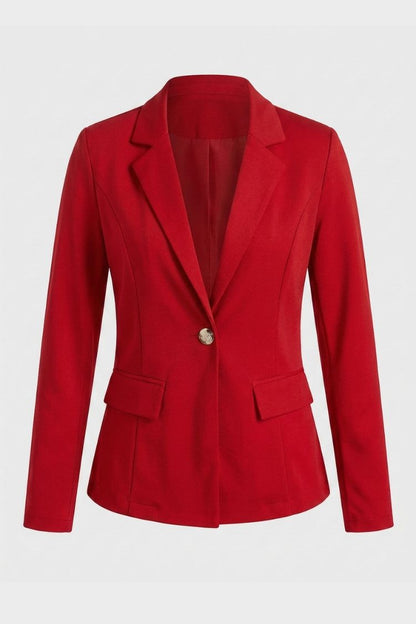 Damen Taillierter Blazer | Reverskragen & Knopfdetail