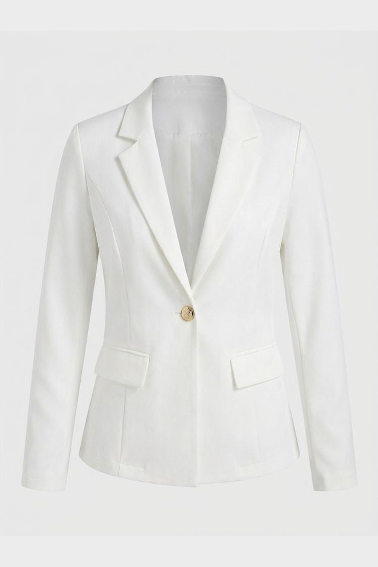 Damen Taillierter Blazer | Reverskragen & Knopfdetail