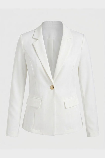 Damen Taillierter Blazer | Reverskragen & Knopfdetail