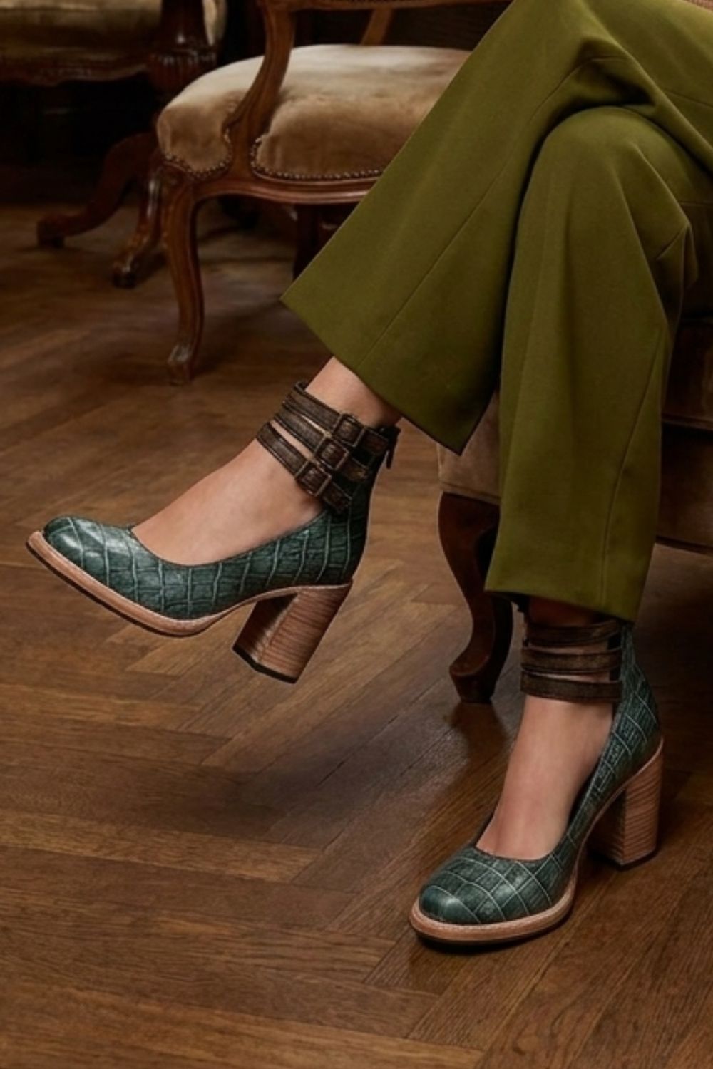 Damen Riemchen-Pumps | Mehrfachriemen