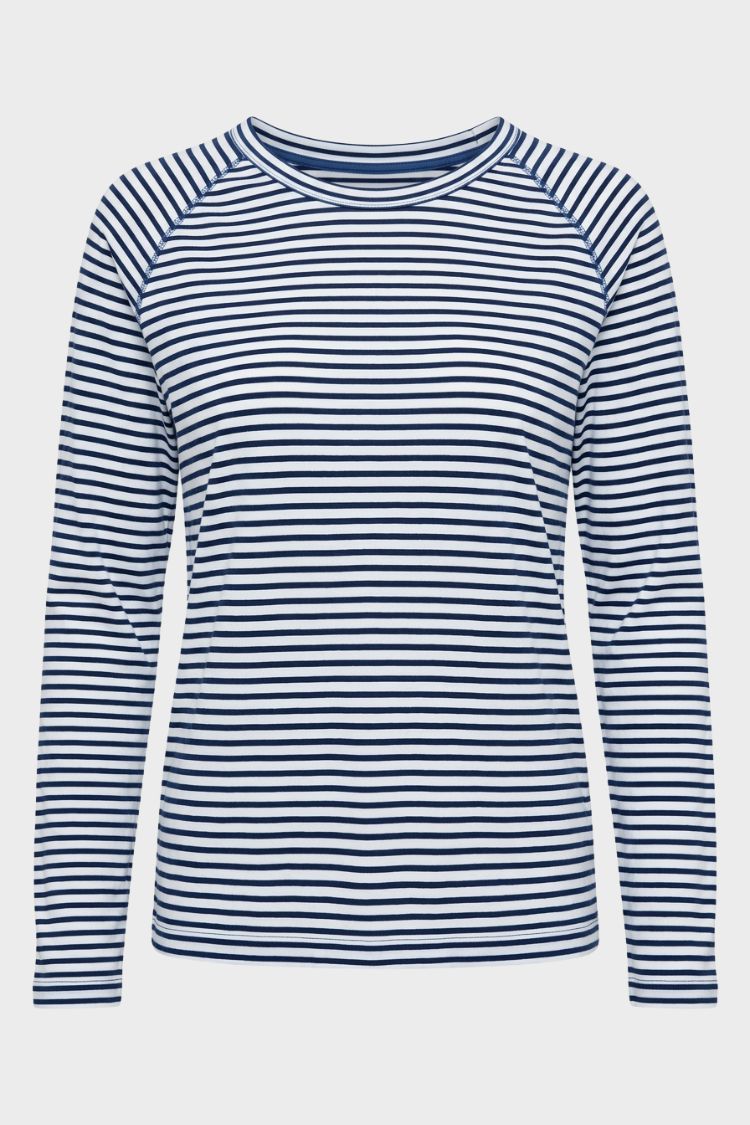 Damen Streifenshirt | Rundhals & Legerer Schnitt