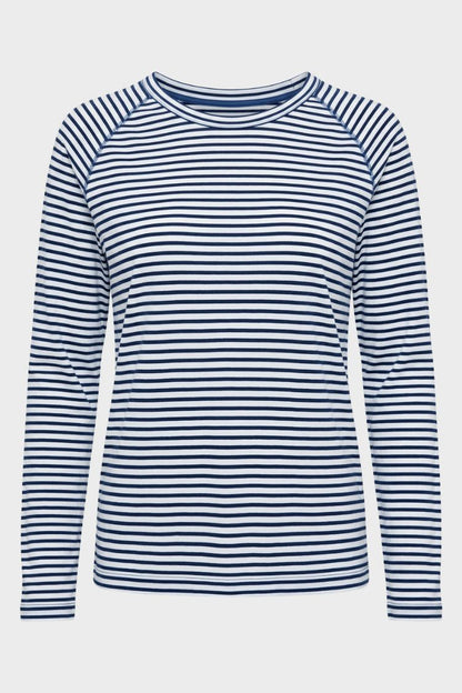 Damen Streifenshirt | Rundhals & Legerer Schnitt