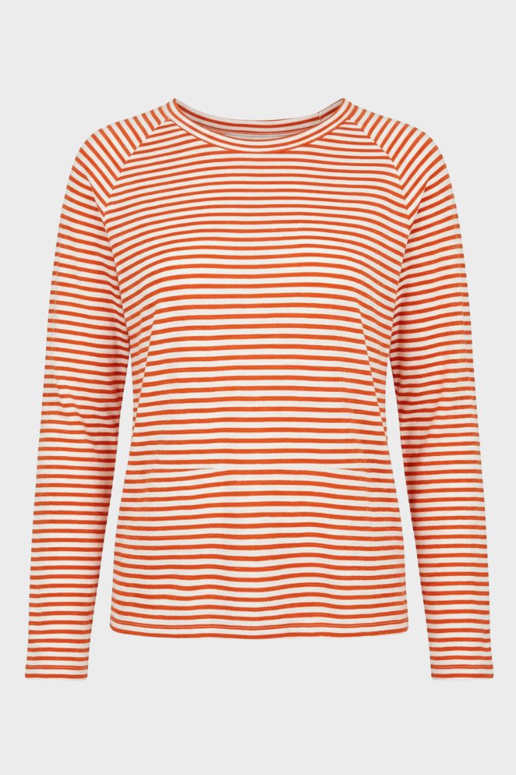 Damen Streifenshirt | Rundhals & Legerer Schnitt